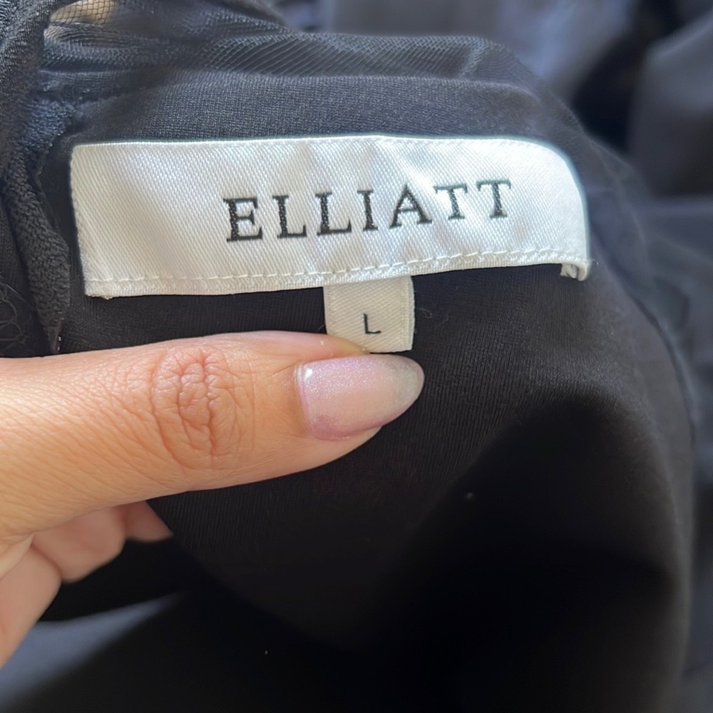 Elliatt Apparition Black Midi Dress - Picture 7 of 8